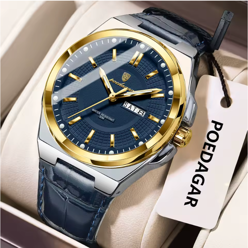 QUARTZ LEATHER WATCH