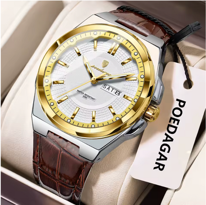 QUARTZ LEATHER WATCH