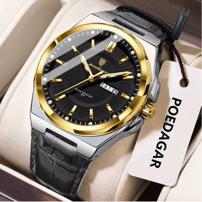 QUARTZ LEATHER WATCH